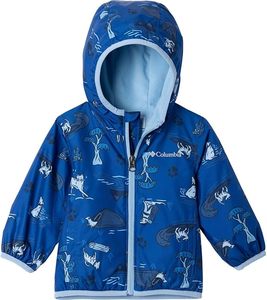 Chaqueta Impermeable con Capucha y Cremallera para Niños, Personalizada OEM, Transpirable, Resistente al Viento, de Forro Polar y Cuero PU, Unisex para Niños - Product Image 3