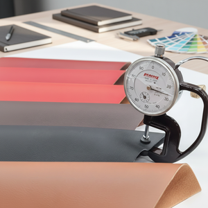 Araba İçi Lüks Döşeme için PU Deri Çift Taraflı Örme Kabartmalı TPU Ev Kanepe Koltuğu Sentetik Nappa Mobilya - Product Image 1