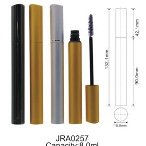 หลอดมาสคาร่าเปล่าแบบใส พร้อมหัวแปรงแบบสั้น บรรจุภัณฑ์ขวดมาสคาร่าแบบเปล่า หลอดเปล่าสำหรับอายไลเนอร์ หลอดมาสคาร่าเปล่า - Product Image 2