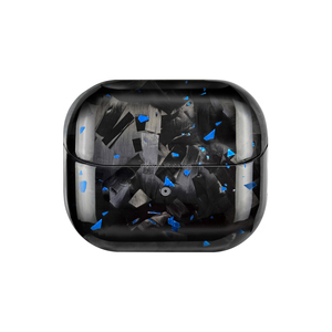 Étui pour écouteurs en fibre de carbone véritable de haute qualité, résistant aux chocs, pour Buds <span class=keywords><strong>3</strong></span> <span class=keywords><strong>Pro</strong></span>, ultra-fin, durable, bleu rouge - Product Image 4