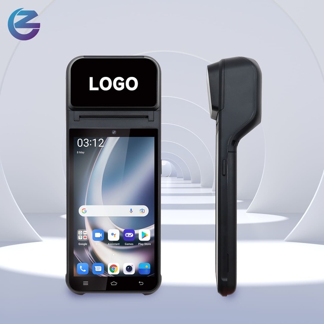 POS Terminal Touch Screen Android 14 Quad-Core Portable Wireless Bluetooth WiFi 4G GSM TMS Thermal Printer