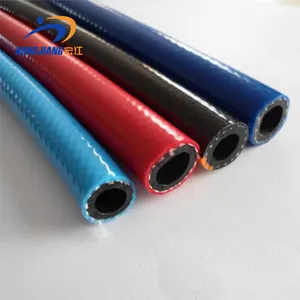 מזון כיתה pvc צינור 8mm 9 מ"מ 10mm 12 13mm סיבי מחוזק pvc סיבי קלוע צינור pvc מים גן גפ"מ אוויר צינור