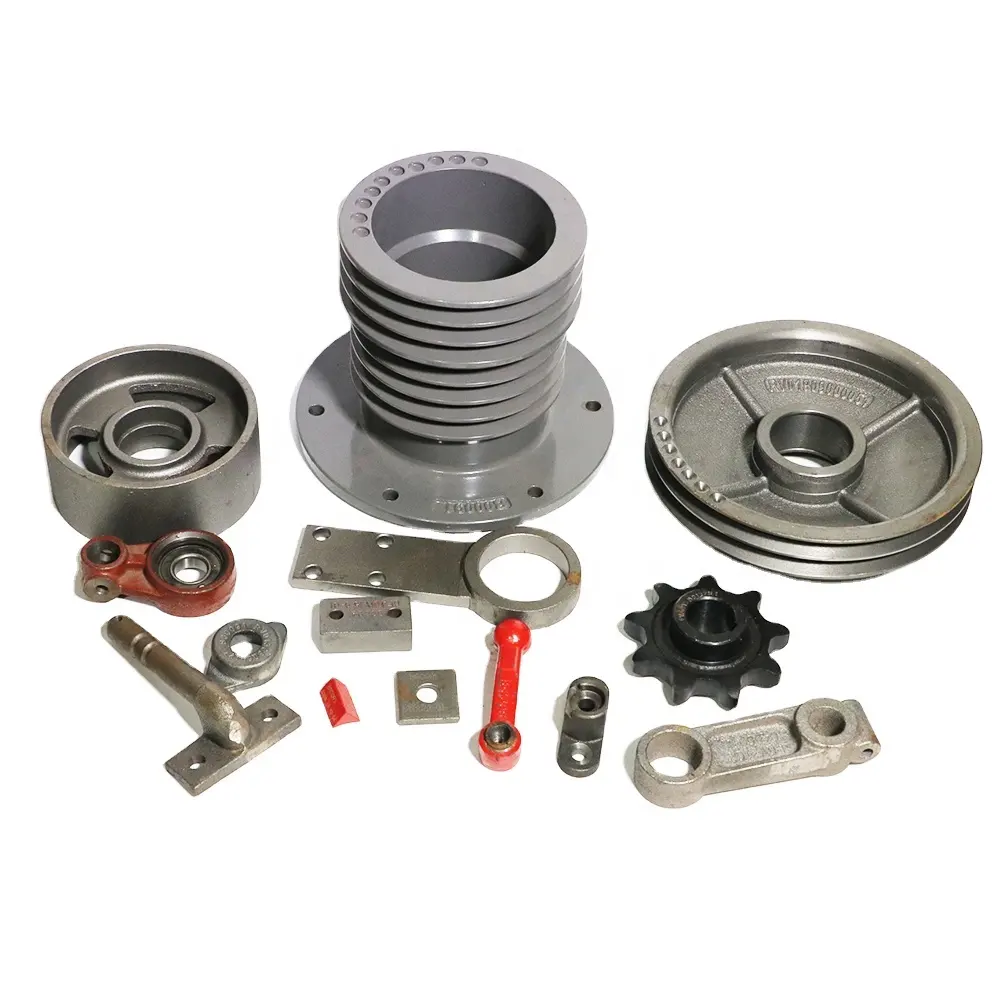 OEM high quality die casting parts sand metal cast lost wax investment wheels precision cast iron components Foundry supplier