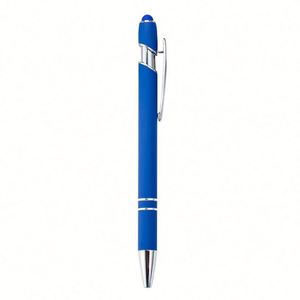 Bolígrafos Promocionales con Logotipo Personalizado, Recubrimiento de Goma Suave, Bolígrafo de Plástico con Diseño Deportivo, Ancho de Escritura de 0.7 mm - Product Image 5