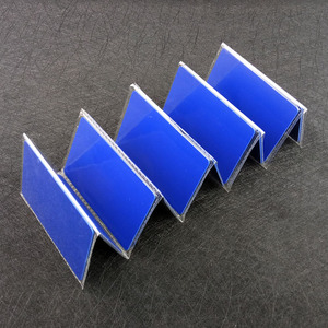 Cartes NFC professionnelles vierges personnalisables en PVC couleur unie (bleu/rouge/vierge) avec puce RFID - Product Image 2