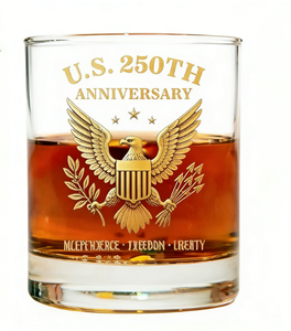 Nouvelle Bouteille de Whisky Édition 1776-2026 Verre à Whisky et Vin Amérique USA 250e Anniversaire We <span class=keywords><strong>the</strong></span> People 2026 - Product Image 3
