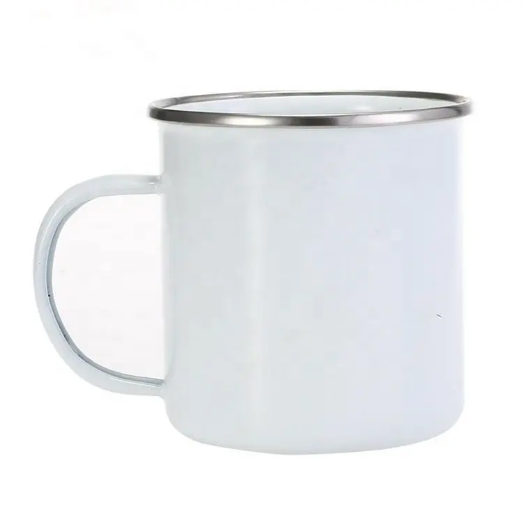 New development process in 2024 custom anodized aluminum tin enamel mug