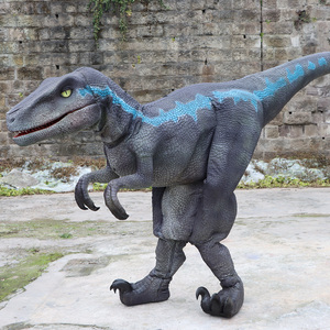 Disfraz de Dinosaurio Raptor Azul de Jurassic World Personalizado de Fábrica 2026, Accesorios Interactivos para Parques - Product Image 5
