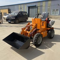 Multifunktionaler Kleiner Diesel-Lader Wartungsarmer Mini-Radlader für Landschaftsbau Landwirtschaft Kurzdistanz-Transport