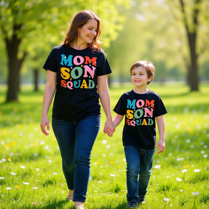 T-shirt assorti pour maman et fils, cadeau pour la fête des mères, tenue familiale - Product Image 3