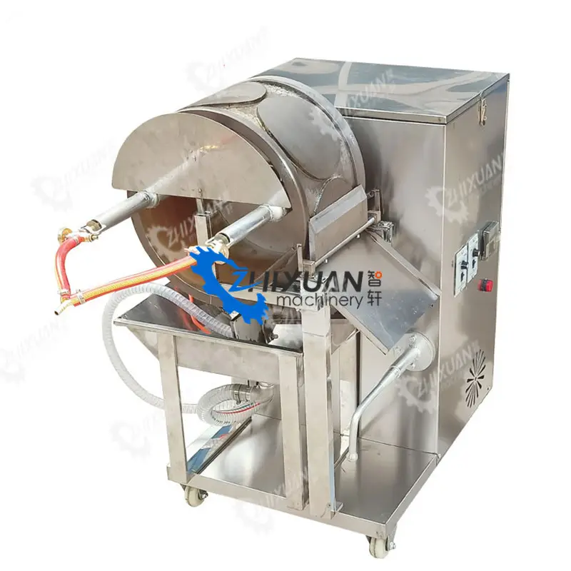 Calentador de gas Rollo de resorte Máquina formadora de láminas de piel Rollo de resorte Envoltura Fabricante Lumpia Tortilla Chapati Máquina para hacer pastelería