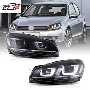 Proiettore doppio fascio fari con occhi demone nero per <span class=keywords><strong>Volkswagen</strong></span> <span class=keywords><strong>Golf</strong></span> 6Th Gen Mk6a6 Typ 5K <span class=keywords><strong>2008</strong></span> 2009 2010 2011 2012 13 14 - Product Image 1
