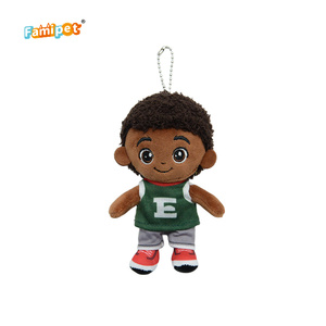 Famipet Üretici Özel Tasarım Sevimli Yumuşak Bebek Erkek Peluş Anahtarlık Çanta Sırt Çantası İçin Peluş Anahtarlık Oyuncak - Product Image 6