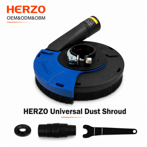 ฝาครอบกันฝุ่น HERZO ขนาด 125 มม. ทำจากพลาสติกและโลหะ แบบก้านกลม สำหรับเครื่องเจียรแบบมุม ใช้สำหรับเก็บฝุ่น - Product Image 1