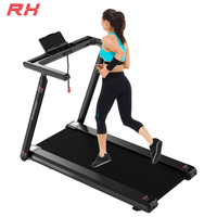 Tapis roulant électrique pliable et portable avec inclinaison automatique, écran LED, matériau ABS, pour usage domestique