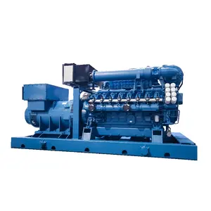 SHX 250kva Set generator turbin tenaga Gas alami metana generasi cadangan berpendingin air