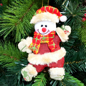 Decorazioni Natalizie: Babbo Natale Danzante, Pupazzo di Neve, Cervo e <span class=keywords><strong>Orso</strong></span> in Tessuto, <span class=keywords><strong>Altezza</strong></span> 31-50cm per Alberi di Natale (Per Bambini da 0 a 24 Mesi) - Product Image 6