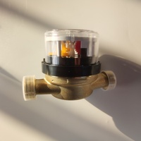 Directly Sale Eastern Europe Class B Wholesale Single Jet Wet-type Brass Body Cold Volume Water Cubic Meter With High Quality