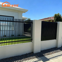 Panneaux de clôture verticaux en aluminium sur mesure de 6 pieds, revêtement poudré, écologiques, résistants aux intempéries, pour jardin et villa (Australie)