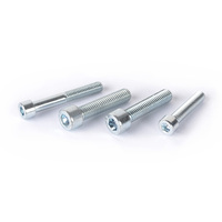 DongJi Vente en gros Jeu de boulons à écrou en acier inoxydable Boulons hexagonaux à demi-filetage DIN931 Zinc Grade 12.9 Finition unie Tournevis d'implant