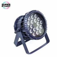 Projecteur LED PAR RGBW 18x10W IP65 étanche 25 ° /45 °   Pour événements de mariage en plein air