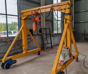 Grúa de pórtico móvil versátil: estructura robusta y fácil movilidad. Ampliamente utilizado en mercados de acero, sitios temporales y talleres de reparación - Product Image 5