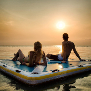 Plataforma Flotante Inflable para Lago o Piscina, con Capacidad para 100-500 kg, Certificación CE, Ideal para Moto Acuática, Bote o Hamaca Acuática - Product Image 6
