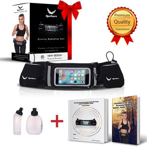 Free Sample Custom Hydration <b>Belt</b> Sports Waist Pack Hiking Waist Bag Fanny Pack with <b>Water</b> <b>Bottle</b> Holder - Product Image 3