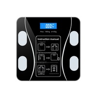Báscula Digital Inteligente para Medir Grasa Corporal, Báscula de Peso Corporal con Bluetooth para Uso Doméstico, para Cocina y Baño, Venta al Por Mayor