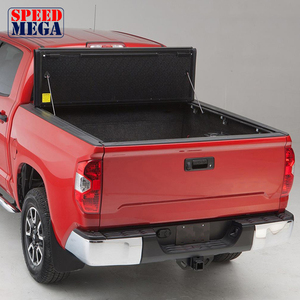 Flush Mount Hard Tri-Fold Tonneau Cover for Toyota Tundra 6.5ft, <b>Low</b> Profile Aluminum <b>Bed</b> Cover, Waterproof Lockable - Product Image 3