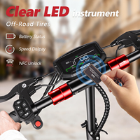 Trottinette Électrique Pliable Tout-Terrain en Alliage d'Aluminium 800W 48V 15Ah 10 Pouces avec Freins à Disque Avant/Arrière pour Trajet Urbain – Entrepôt UE