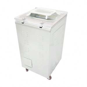 Scelleuse automatique de plateaux alimentaires par carte Machines de scellage d'emballage humide à chasse d'azote continue sous vide à atmosphère modifiée - Product Image 3