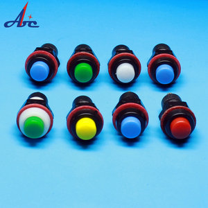สวิตช์ปุ่มกลมขนาดเล็ก DS-211/213สีแดงและสีเขียวล็อคและรีเซ็ตตัวเองสวิตช์2หมุดสำหรับอุปกรณ์อิเล็กทรอนิกส์สำหรับผู้บริโภค - Product Image 4
