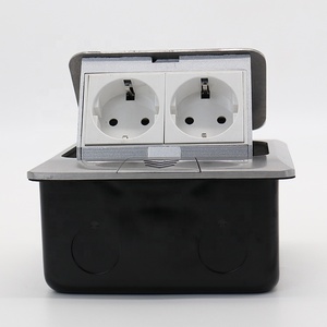 Prises de courant électriques, sans fil, style européen, étanches, pop-up au sol, boîte de sortie - Product Image 1