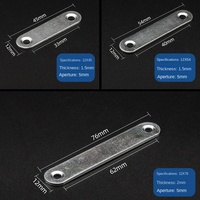 Supports de support d'étagère d'armoire en métal Fixation droite Plaque de jonction Coin plat Code Brace Support Structure triangulaire