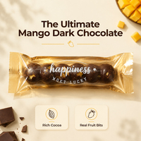 Barras de Chocolate Negro Premium con Mango al por Mayor OEM, Snack Tropical Afrutado a Granel Directo de Fábrica