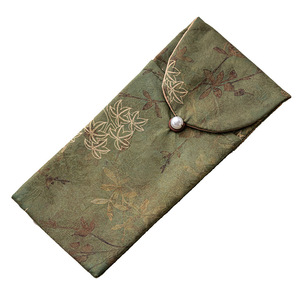 Bolsa de Almacenamiento para Ceremonia del Té, Diseño Seis Caballeros, Rectangular, de Algodón, Portátil, para Herramientas de Té, Embalaje a Prueba de Golpes - Product Image 5