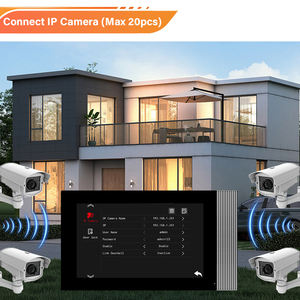 Videoportero <span class=keywords><strong>de</strong></span> <span class=keywords><strong>2</strong></span> Hilos para Villa con Pantalla Táctil IPS <span class=keywords><strong>de</strong></span> 7 Pulgadas, HD 1024*600, Menú Multi-idioma, IP65 Impermeable, Solo Panel <span class=keywords><strong>de</strong></span> Llamadas - Product Image 3