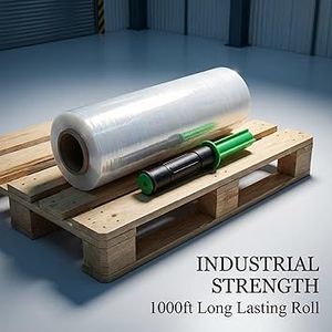 Film d'emballage auto-adhésif transparent Huamaohengchun en PEHD de qualité alimentaire 3 mil pour déménagement, emballage, expédition, protection de palettes et de meubles, 15 pouces - Product Image 4
