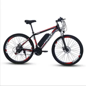 Bicicleta de montanha elétrica, bicicleta de montanha de lítio de 26 polegadas, adulto, velocidade variável, uma geração