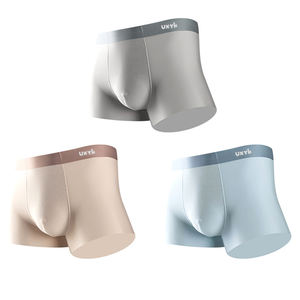 Semplici Boxer di lusso tinta unita per uomo S Boxer 3 pz biancheria intima Boxer - Product Image 2