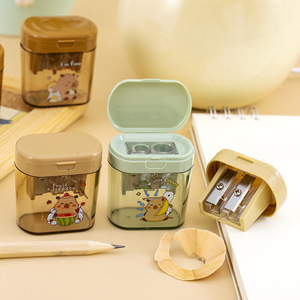 Capybara mài đôi lỗ trong suốt bút chì mài sinh viên văn phòng phẩm giải thưởng cuối cùng - Product Image 4