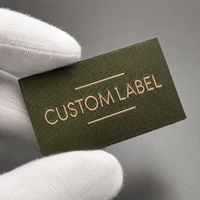 Étiquette tissée gaufrée en usine avec logo en silicone 3D en relief, patch imprimé pour accessoires vestimentaires streetwear