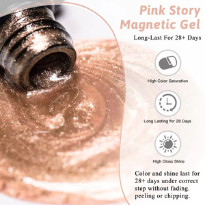 Neuheiten 7ml Soak-Off UV/LED Gel Nagellack Wasserlicht Katzenaugen Magnetgel Nagellack - Product Image 6