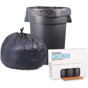 Boardwalk 528 - Bolsas de Basura Desechables Grandes de 60 Galones, 38 x 58.95mil, Gris, Plástico Biodegradable, 4 Rollos/CT - Product Image 3