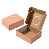 Boîtes d'emballage personnalisées en promotion : Boîte en carton ondulé pour pinceaux de maquillage, carton d'expédition cosmétique avec séparateurs, petite boîte d'expédition en papier