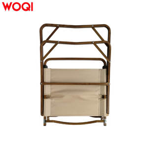 Fauteuil pliant en bois Woqi 21,26x18,31x30,71 pouces, chaise de plage portable d'extérieur avec dossier pour la pêche et les voyages en voiture - Product Image 2