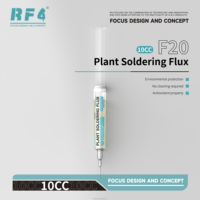 RF4 F20 Flux de soudure végétal écologique 10CC, pâte à haute pénétration pour réparation de PCB et BGA de téléphones portables, outils de réparation de téléphones