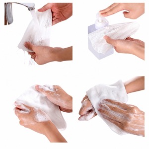 ถุงตาข่ายใส่สบู่ PE พร้อมห่วงสำหรับอาบน้ำ ช่วยให้สบู่เกิดฟอง - Product Image 2