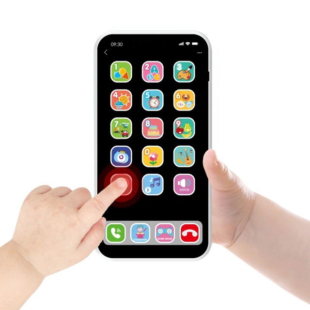 Custom Kids Early Educational Toy Phone Baby Toys Musical Kids Smart Phone Toy Child's Interactive My First Own Cell Phone